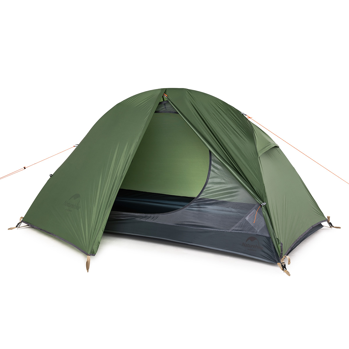 Naturehike ultraľahký cyklistický stan pre 1 os. 20D 1420g - zelený